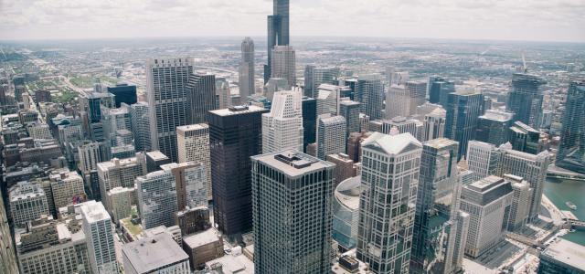Sears Tower, USA under white clouds at daytime by Justin Eisner courtesy of Unsplash.